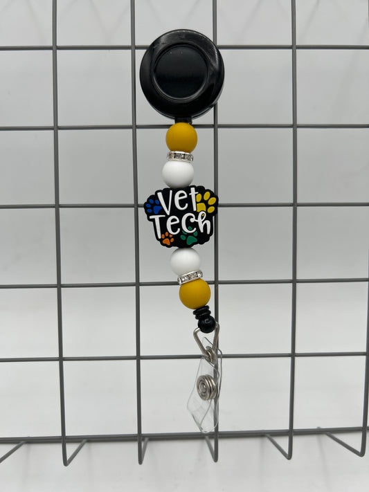 Beaded Badge Reel