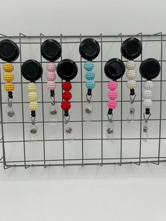 Beaded Badge Reel