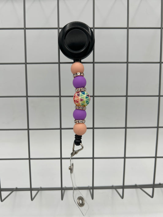 Beaded Badge Reel