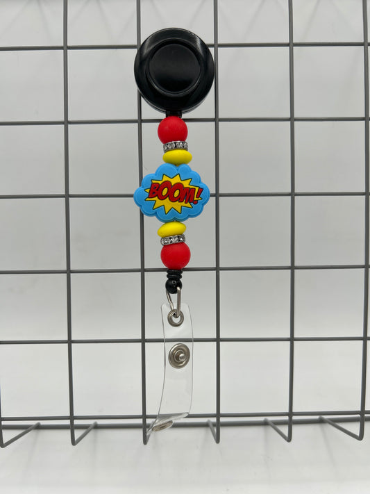 Beaded Badge Reel